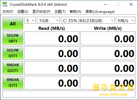 绿色免费的硬盘检测工具 CrystalDiskMark 中文版