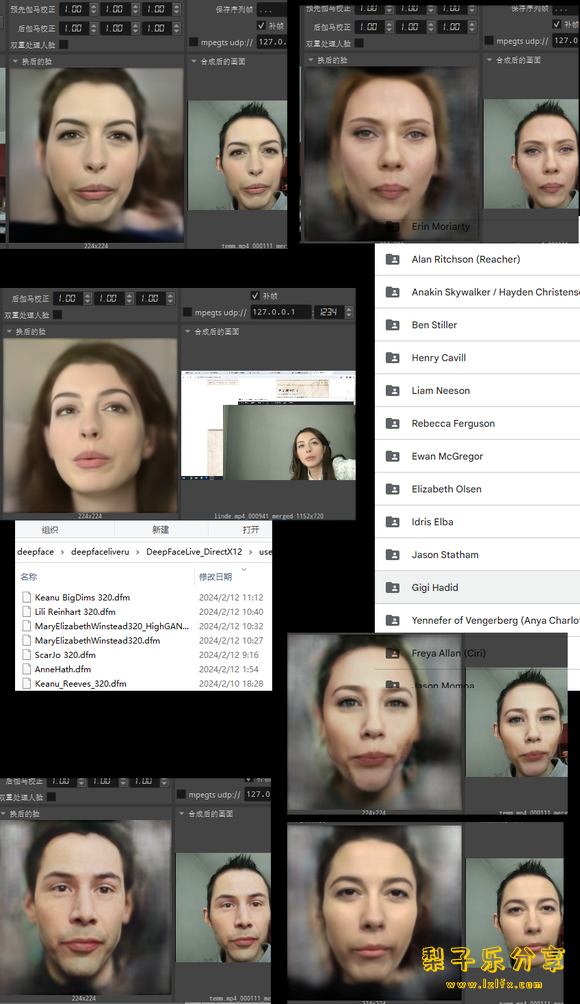 AI-DeepFaceLive（AI变脸直播工具，实时变脸软件,主播必备)中文免费版-梨子乐分享