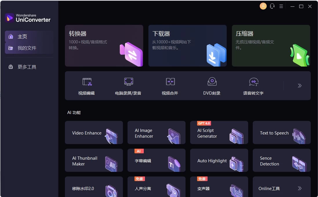 Wondershare UniConverter 万兴全能转换器 万兴优转 v15.7.3.47 中文免费版-梨子乐分享